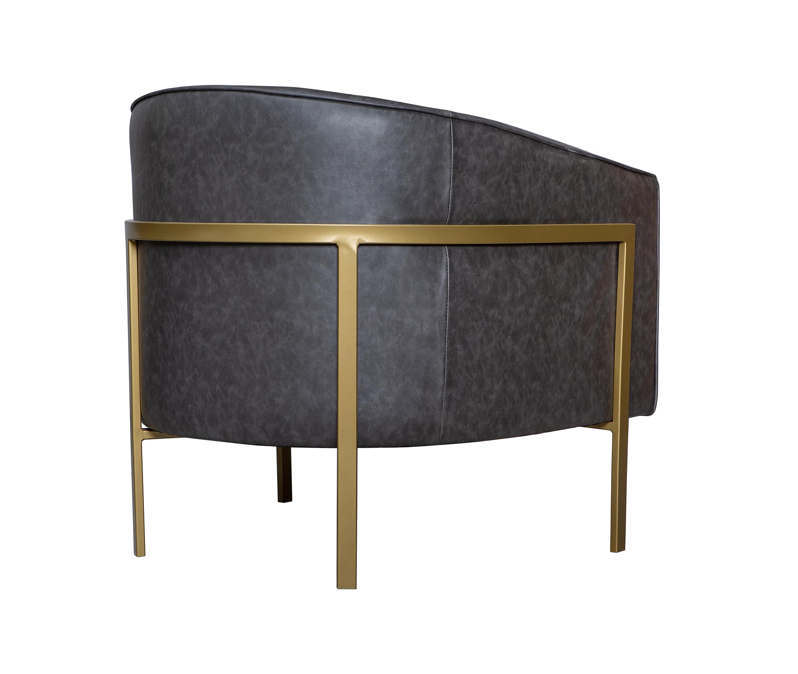 Npd Furniture And More Harrod Bonded Leather Accent Chair